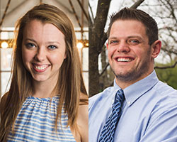 Shelby Switzer and Nathan Lawler, 2014 Distinguished Seniors