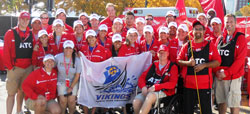 North Park University Athletic Trainers at the Chicago Marathon in 2011
