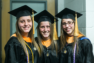 Brittany, Rachel, and Sarah Krawiec