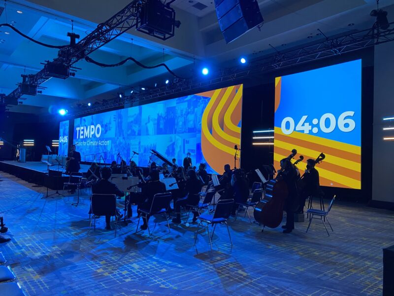 NPU Orchestra performs at American Geophysical Union Chicago Conference 2022.