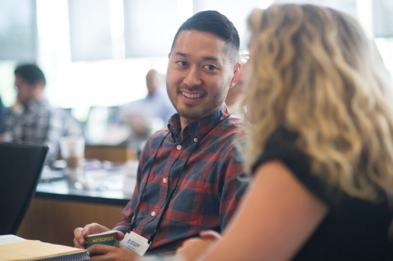 Man in the classroom