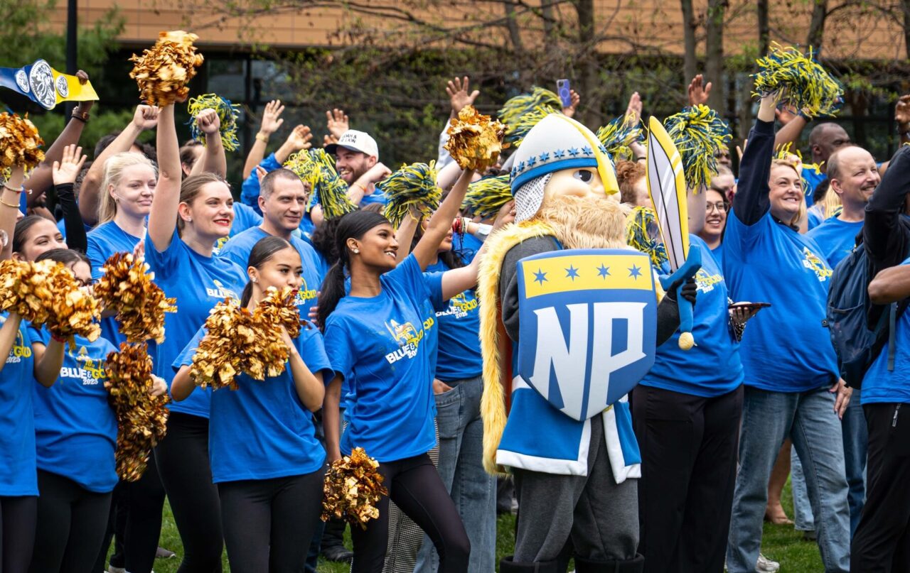 Blue & Gold Day celebration with Ragnar.